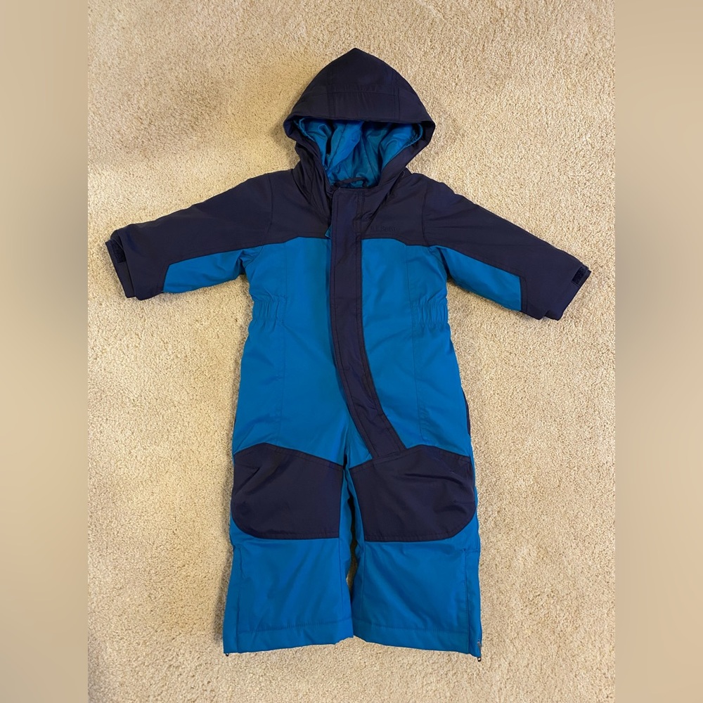 LL Bean cold buster infant baby snowsuit 6-12 months